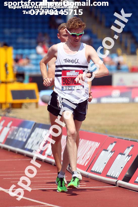 Mens 5000 metres walk, Muller British Championships, Alexander Stadium, Birmingham. Photo: David T. Hewitson/Sports for All Pics
